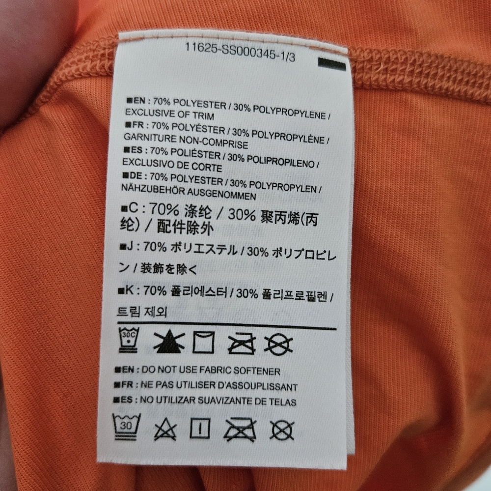 Arc'teryx Orange Motus Crew Short Sleeve Size M - Picture 10 of 11